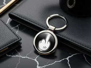 Metal Acrylic Keychain Alloy Stylish Style